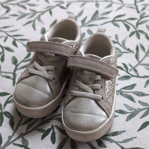Carter's Shimmering Silver Kids' Sneakers